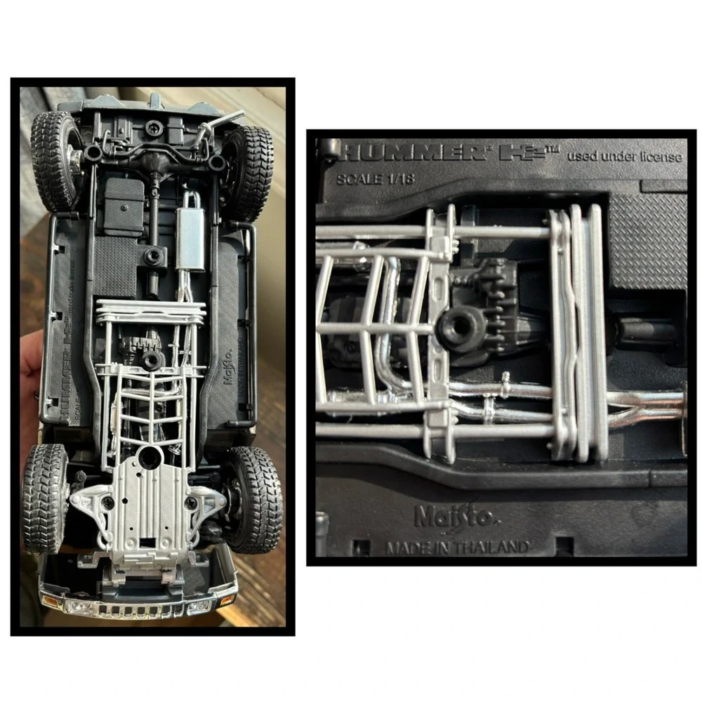 🎒BTS SALE📚 Maisto Premiere Edition Silver Hummer H2 SUV [1:18 Scale]